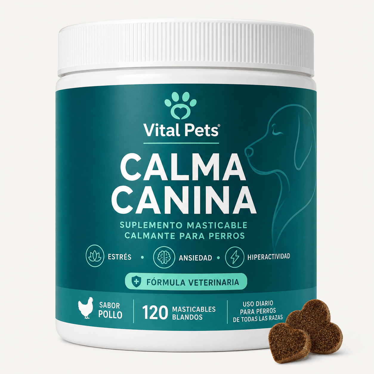 CALMA CANINA | Apoyo para Ansiedad, Estrés e Hiperactividad