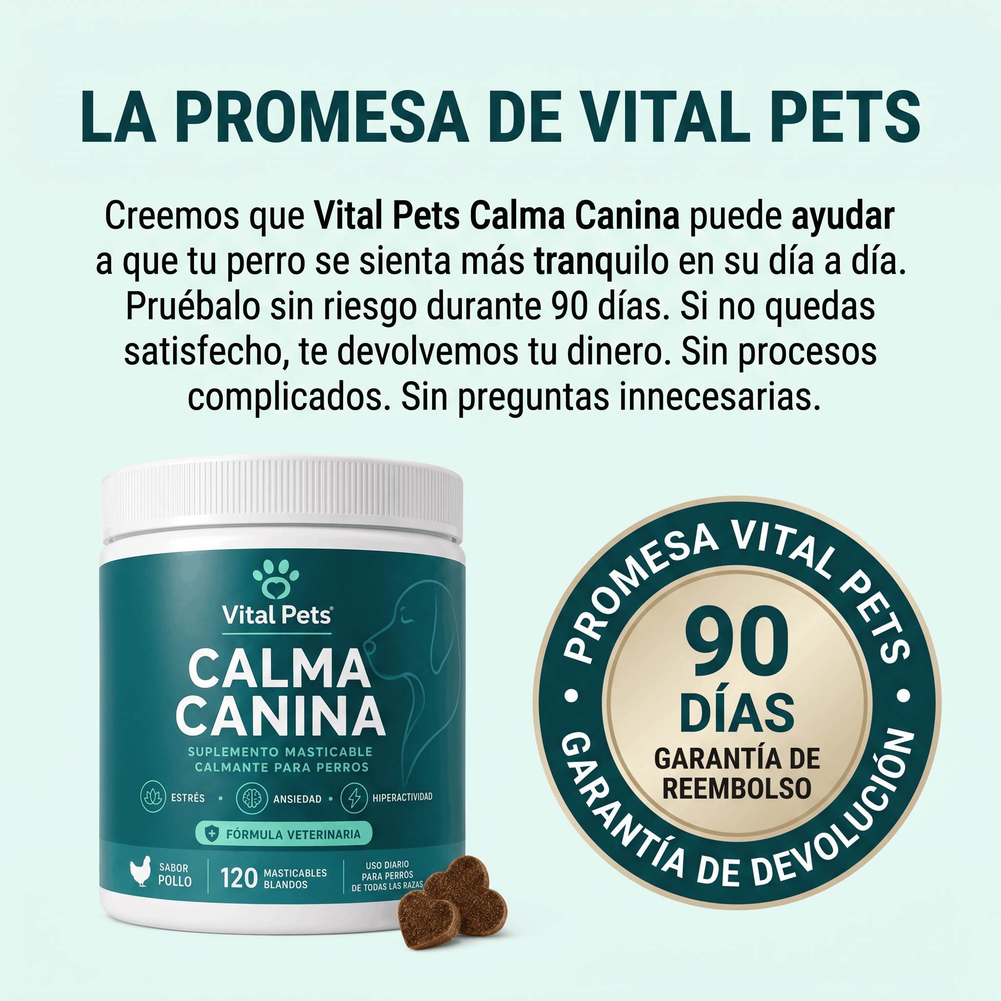 CALMA CANINA | Apoyo para Ansiedad, Estrés e Hiperactividad