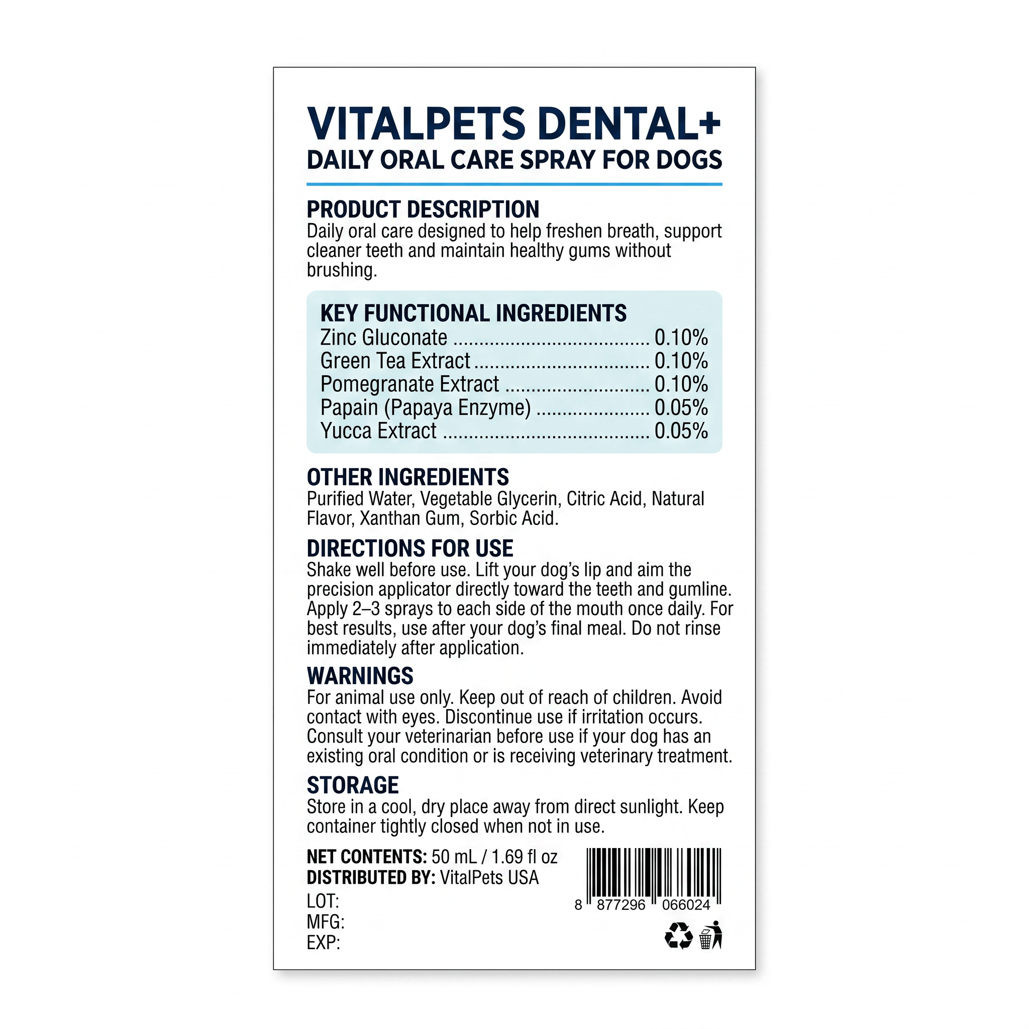 VitalPets Oral Care | Fresh Breath. Cleaner Teeth. No Brushing.