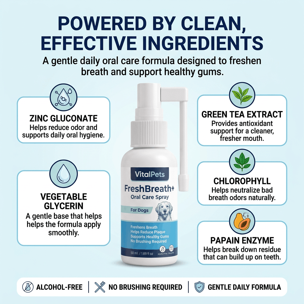 VitalPets Oral Care | Fresh Breath. Cleaner Teeth. No Brushing.