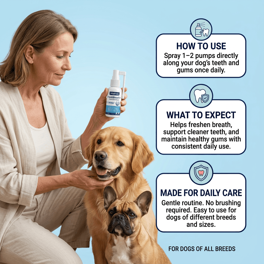 VitalPets Oral Care | Fresh Breath. Cleaner Teeth. No Brushing.